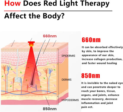 Rechargeable 60-Beads Red Light Therapy LED Pad 